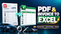convert automotive PDF invoices into clean excel data