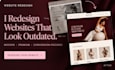 redesign your website into a high end luxury brand
