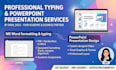 do fast typing convert handwritten notes to ms word and create PPT presentation