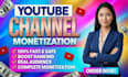 complete youtube channel monetization promotion