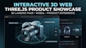 build interactive 3d landing page, 3d product showcase website