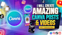 design short videos and posts in canva