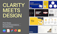 design a professional branded presentation and slide deck