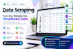 scrape data from any website using python
