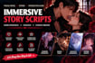 write immersive dark romance visual novel otome and interactive game scripts