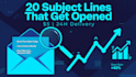write 20 high converting cold email subject lines that get opened