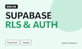 fix your supabase rls, auth or edge function bug