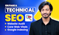 do on page and technical SEO, website audit, google search console indexing