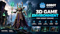 create 3d game environment, godot level design, game map and world