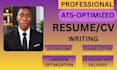 write a professional ats friendly resume and cover letter