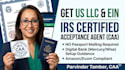 set up US llc, ein, and itin as an official irs caa