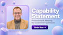 create a professional capability statement for government contracts