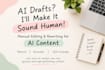 rewrite fact check and humanise your ai content