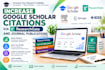 increase google scholar citations via researchgate and journal publication