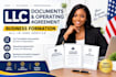 prepare llc document, operating agreement and business formation docs