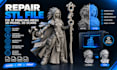repair stl files, fix 3d printing mesh, 3d models and 3d scans