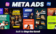 design high converting static ads and meta ad creatives