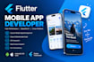 create custom flutter app UI, API integration and publish to store