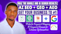 do GEO, aeo and ai SEO optimization to rank website visibility in chatgpt gemini