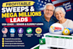offer profitable sweeps mega millions leads, USA leads senior elderly leads