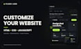 customize your HTML CSS and javascript website