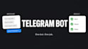 build a telegram bot for alerts or simple commands
