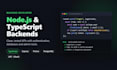 build a node js typescript backend API