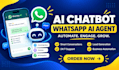 build a custom ai chatbot, whatsapp ai agent, and automation