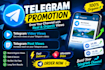 promote your telegram video and post to increase views