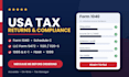 prepare your US tax return, form 1040, schedulec, llc filing