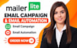 set up mailerlite email campaign mailerlite email automation