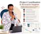provide professional project coordination and research support