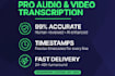 do transcribe audio to text accurately
