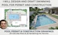 design and draft swimming pool for permit and construction