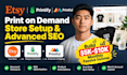 setup amazon print on demand store merch on demand and amazon SEO