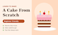 teach you how to bake cake
