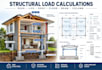 provide residential structural load calculations analysis and structural design