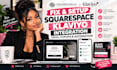 fix and setup squarespace klaviyo integration email popups and automation