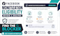 audit facebook monetization issues and build an eligibility action plan