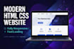 do responsive HTML CSS website design
