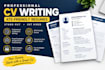 write a professional cv and resume