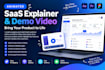 create animated saas explainer video, saas demo video