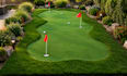 do custom mini golf course layout design 2d and 3d render