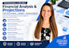 analyze your financial data, create financial projections, cash flow analysis