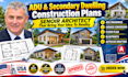 draw architectural adu construction blueprints and garage conversions