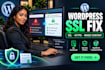 fix wordpress SSL https issues mixed content and insecure pages