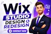 design and redesign wix studio website