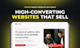 design high converting figma website, landing page UI UX