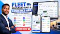 develop a fleet management app, logistics app, gps tracking and trucking system