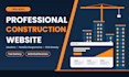 create a professional website for construction and engineering businesses